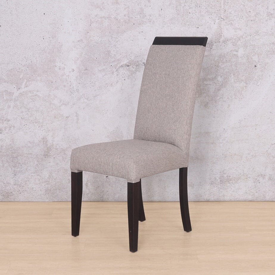 Urban Dark Mahogany Dining Chair Dining Chair Leather Gallery Kenya Grey