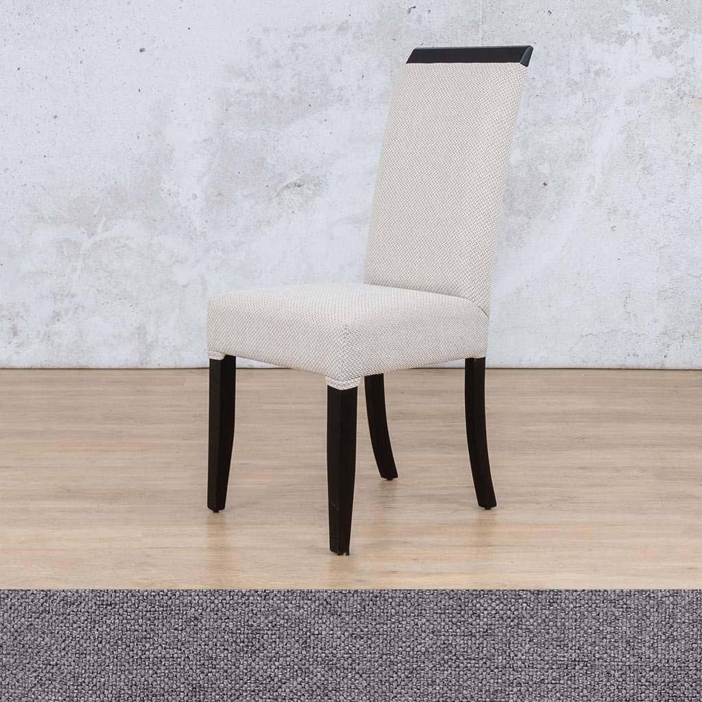 Urban Dark Mahogany Dining Chair Dining Chair Leather Gallery Silver Charm