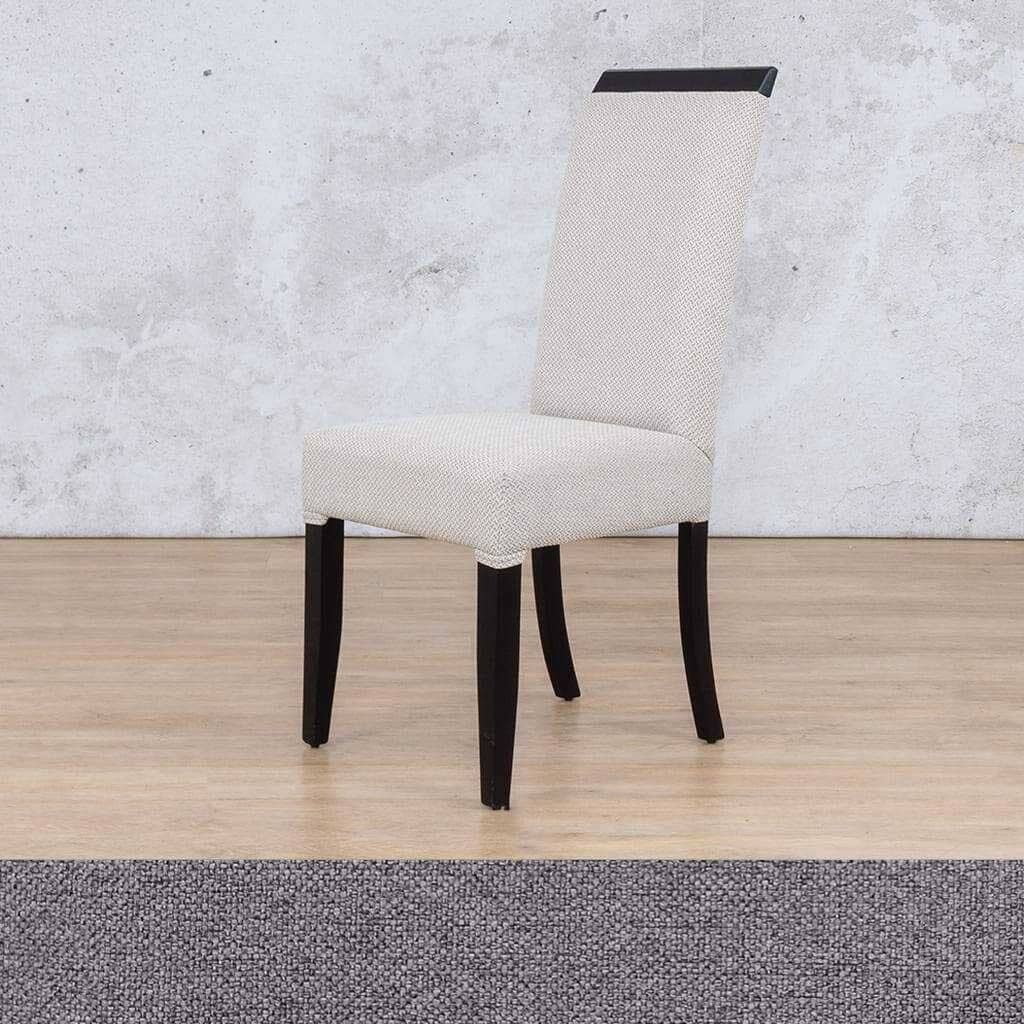 Urban Dining Set - 6 Seater Dining room set Leather Gallery Silver Charm
