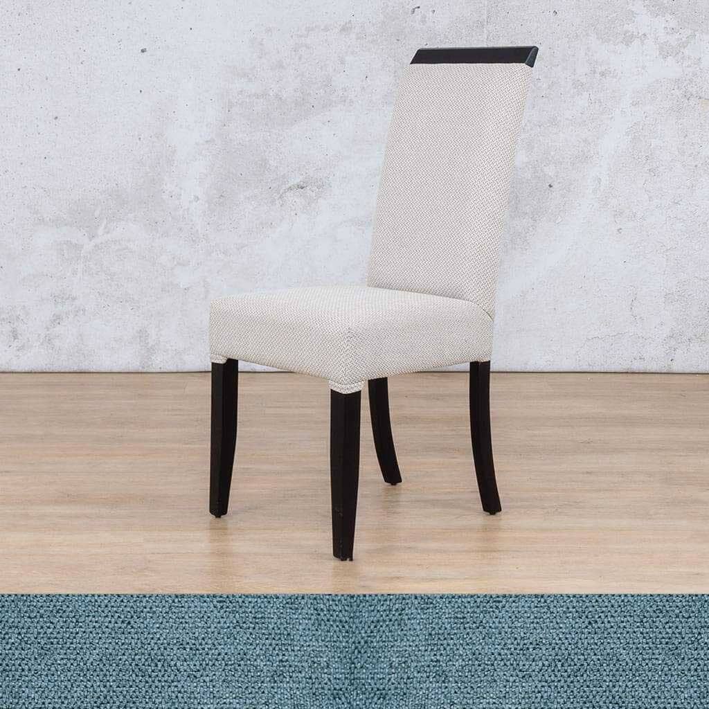 Urban Dining Set - 8 Seater Dining room set Leather Gallery Air Force Blue