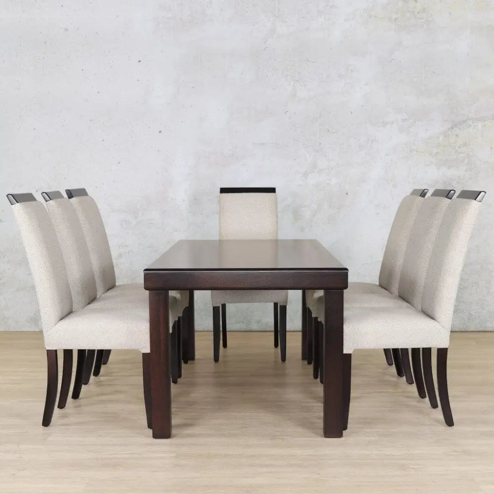 Urban Dining Set - 8 Seater - Dark Mahogany - Dining room set