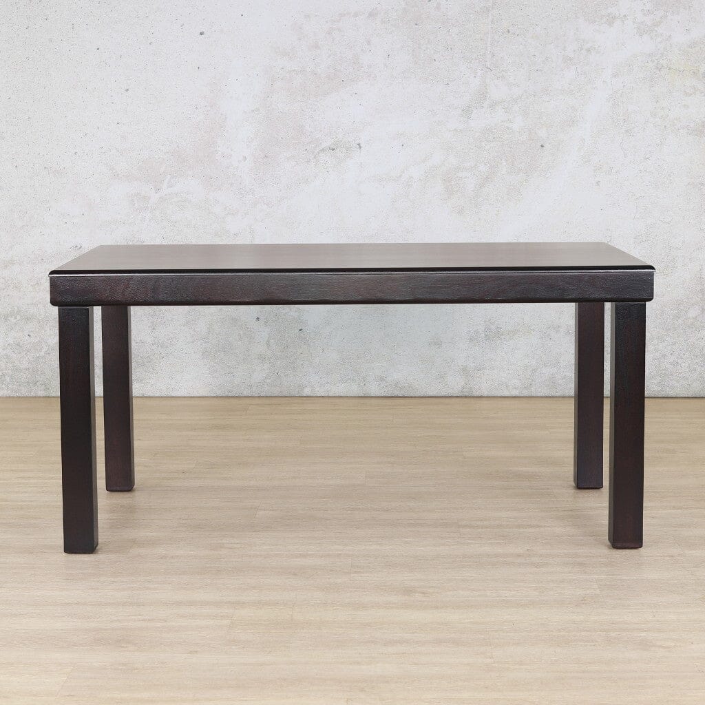 Urban Dining Table - 1.6M / 6 Seater - Dark Mahogany Dining Table Leather Gallery