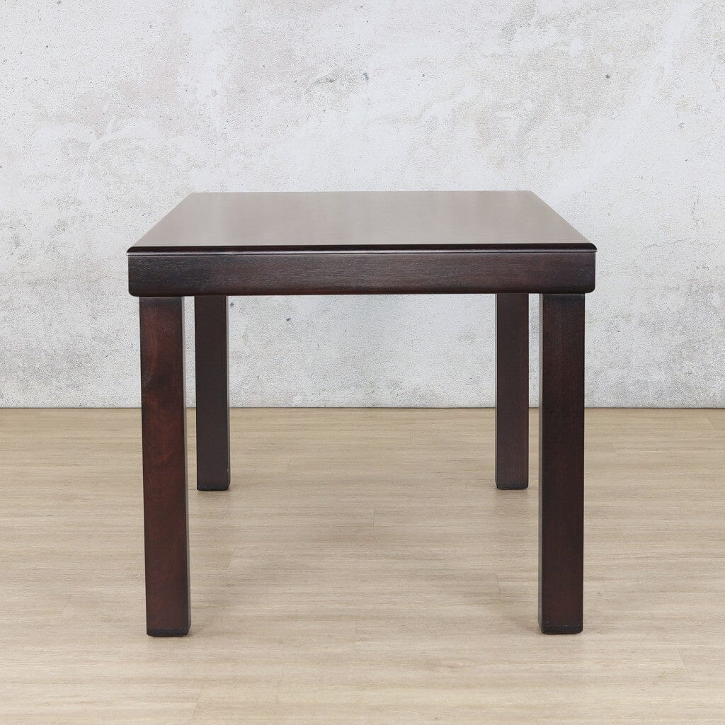 Urban Dining Table - 1.6M / 6 Seater - Dark Mahogany Dining Table Leather Gallery