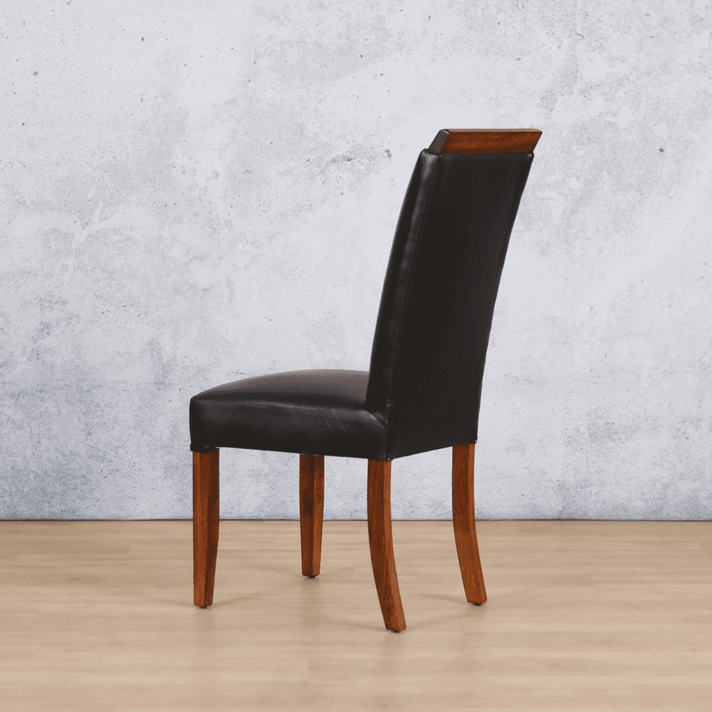 Urban Leather Czar Black Walnut Dining Chair Dining Chair Leather Gallery