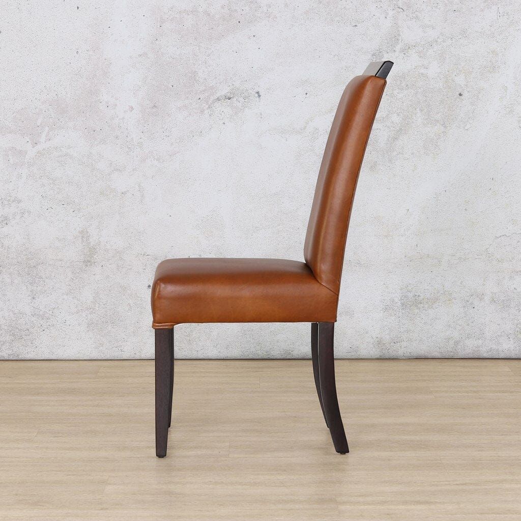 Urban Leather Dark Mahogany Dining Chair Dining Chair Leather Gallery