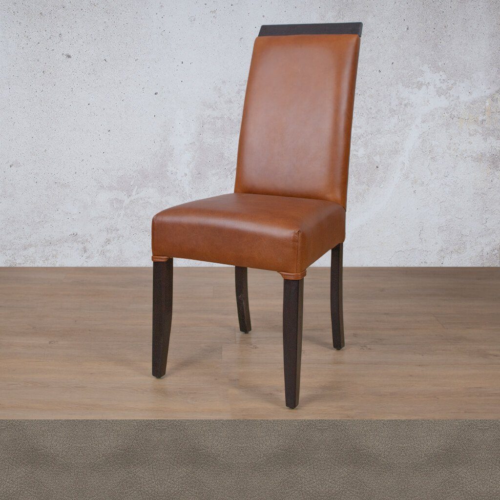 Urban Leather Dark Mahogany Dining Chair Dining Chair Leather Gallery Diesel Denim
