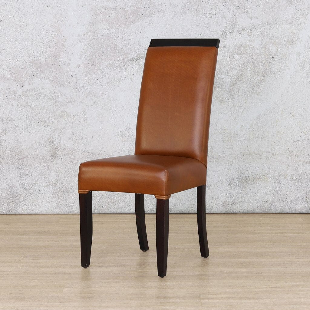 Urban Leather Dark Mahogany Dining Chair Dining Chair Leather Gallery Royal Walnut