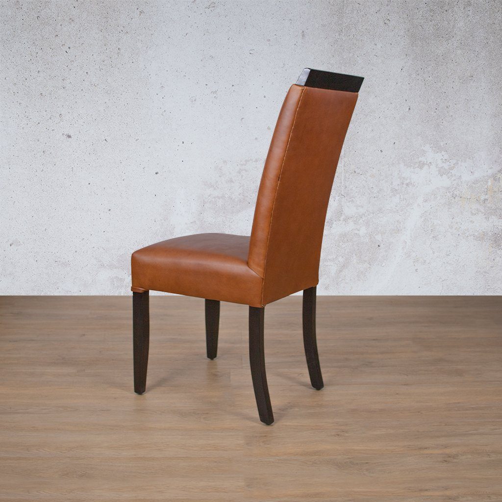 Urban Leather Dark Mahogany Dining Chair Dining Chair Leather Gallery