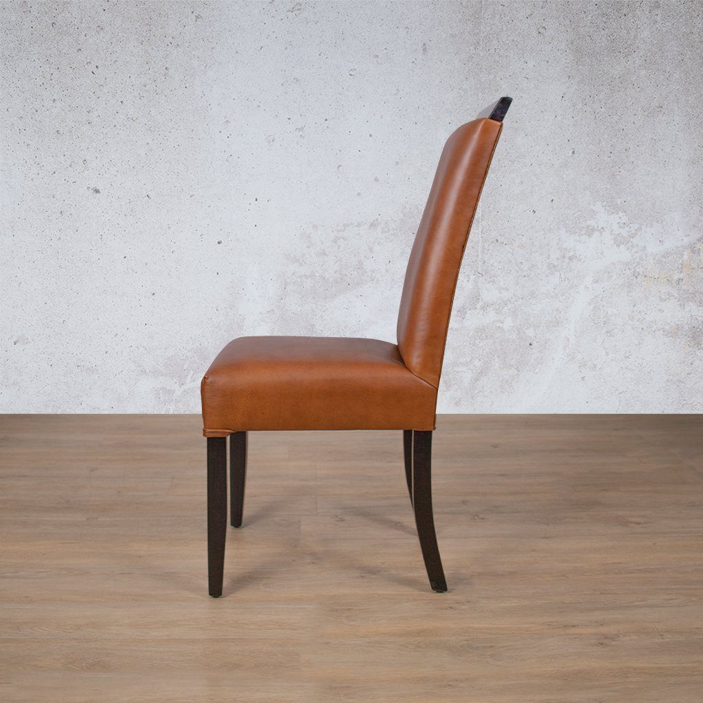 Urban Leather Dark Mahogany Dining Chair Dining Chair Leather Gallery