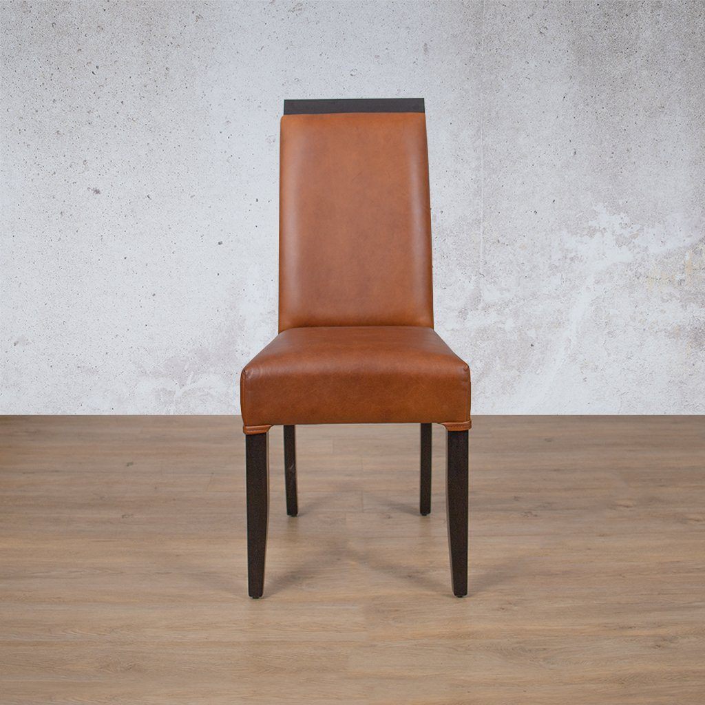 Urban Leather Dark Mahogany Dining Chair Dining Chair Leather Gallery