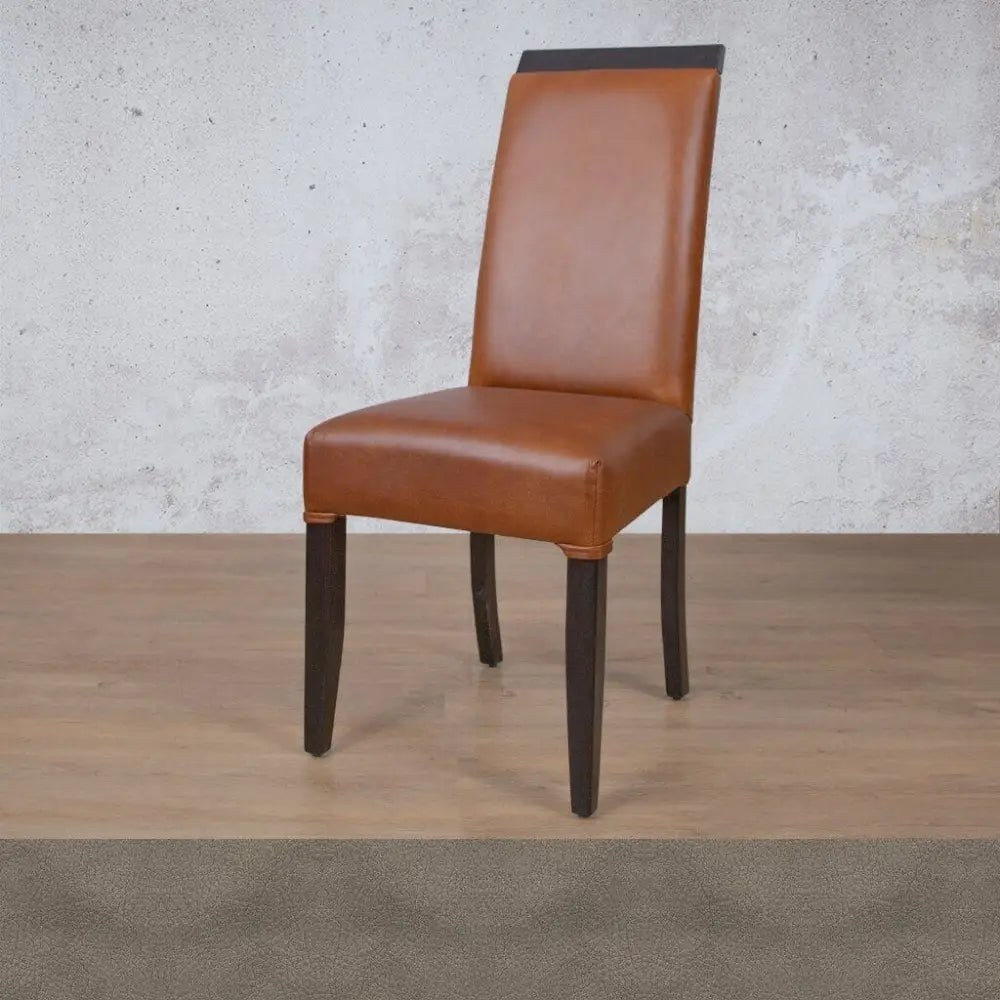 Urban Leather Dining Set - 6 Seater - Flux Grey - Dining room set