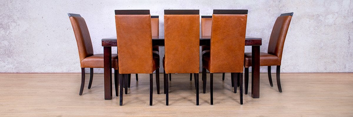 Urban Leather Dining Set - 8 Seater Dining room set Leather Gallery