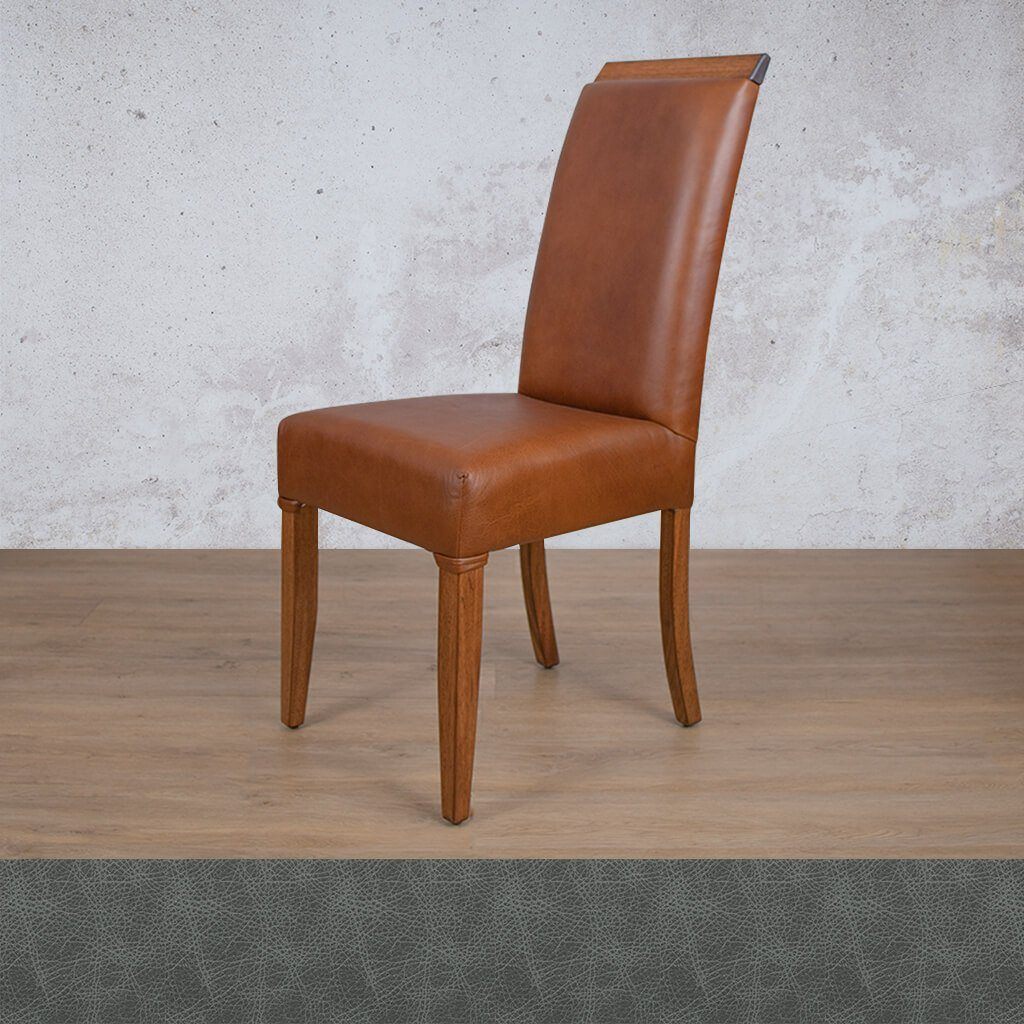 Urban Leather Walnut Dining Chair Dining Chair Leather Gallery Bedlam Blue Night