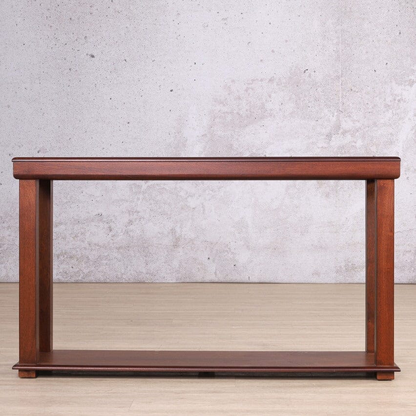 Urban Server with Shelf - Walnut Server Leather Gallery