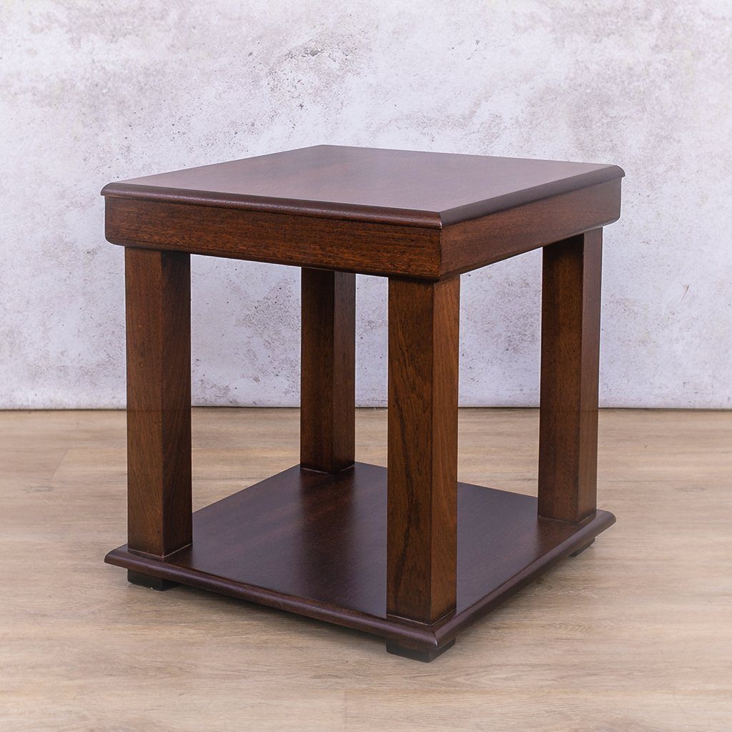 Urban Walnut Side Table Side Table Leather Gallery