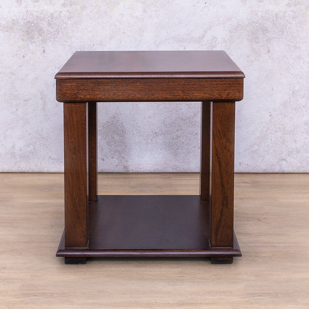 Urban Walnut Side Table Side Table Leather Gallery