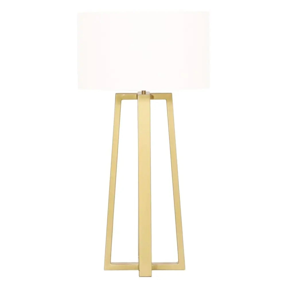 Vogue Table Lamp Rectangular Legs - Gold - Desk Lamp
