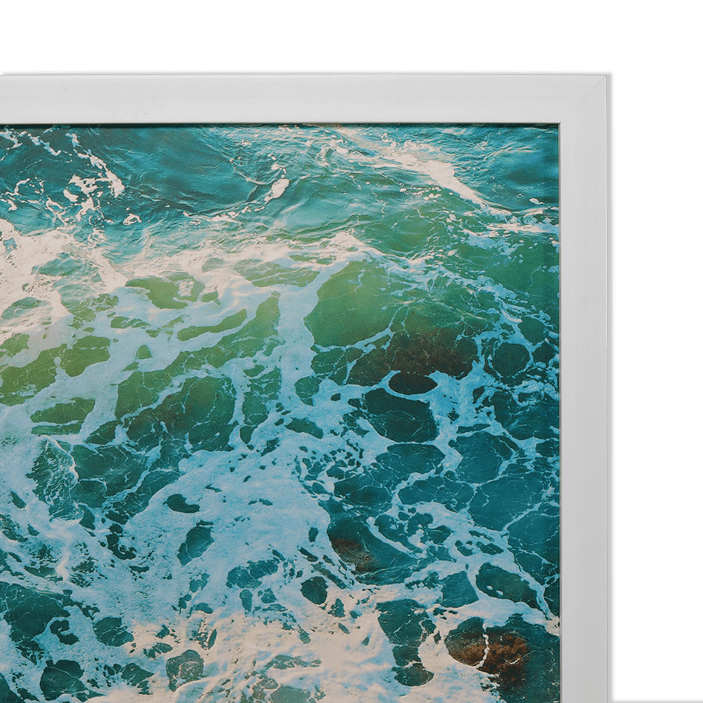 Waves On Rock - 1075 x 1575 Painting Leather Gallery