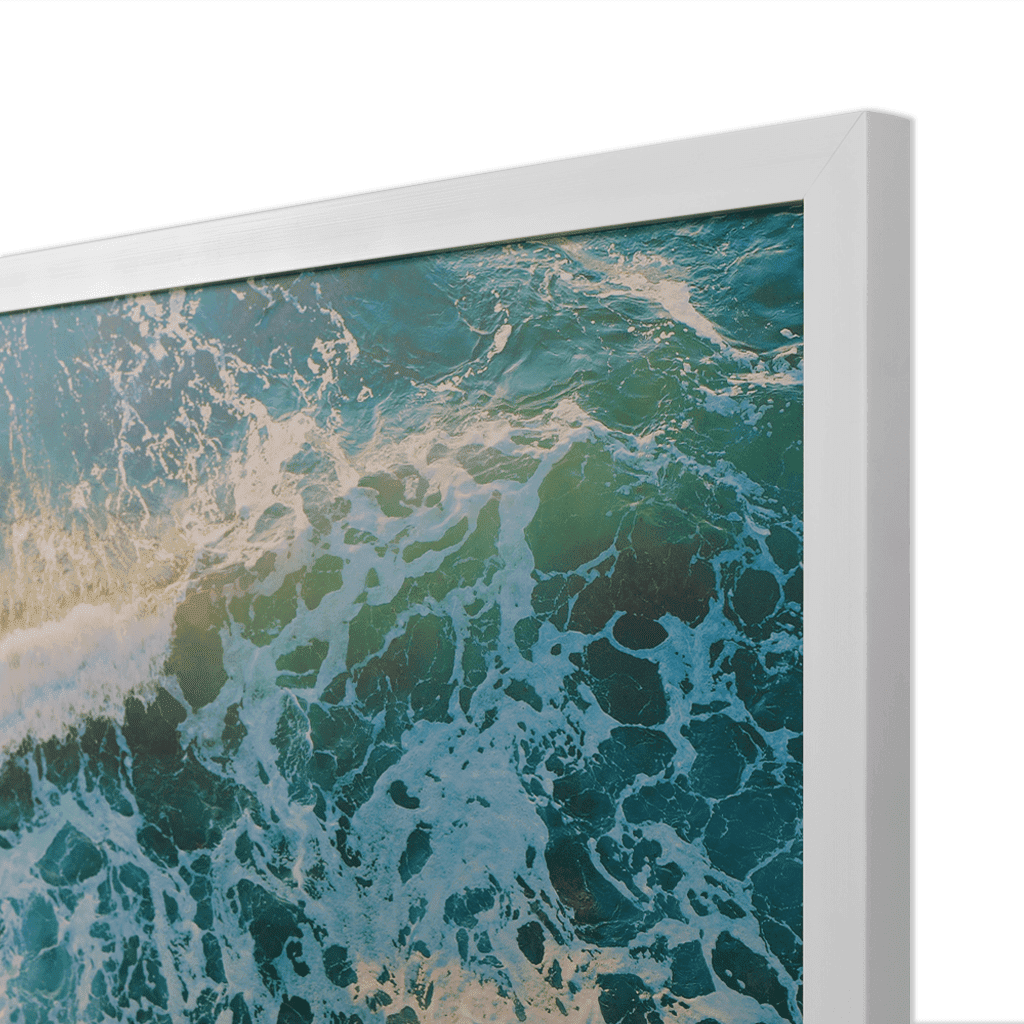 Waves On Rock - 1075 x 1575 Painting Leather Gallery