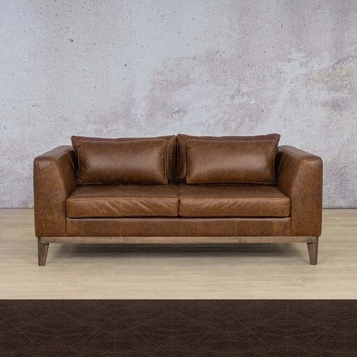 Willow 2-Seater Leather Sofa Leather Sofa Leather Gallery Czar Chocolate