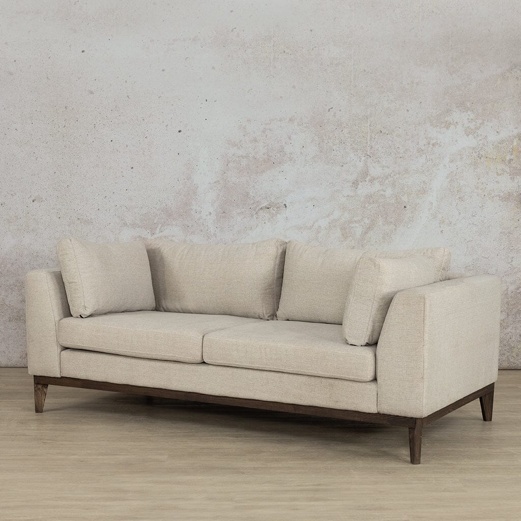 Willow 3-Seater Fabric Sofa Leather Sofa Leather Gallery Oyster