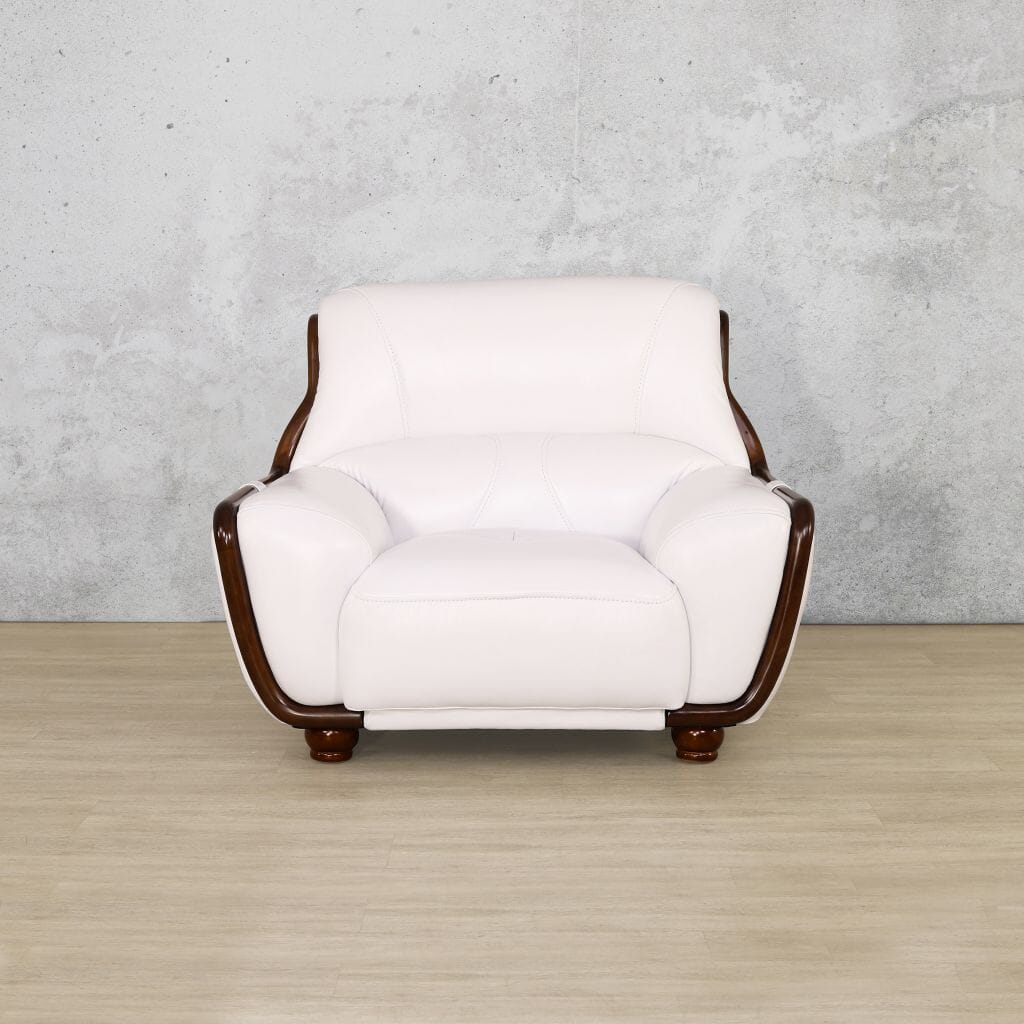 Zuri 1 Seater Leather Sofa Leather Sofa Leather Gallery Czar White