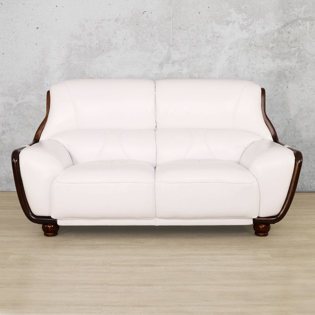 Zuri 2 Seater Leather Sofa Leather Sofa Leather Gallery Czar White