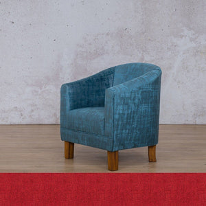 Red Fabric Sample of the Club Fabric Tub Armchair Fabric Armchair | tub chairs South Africa | Leather Gallery Delicious Cherry 