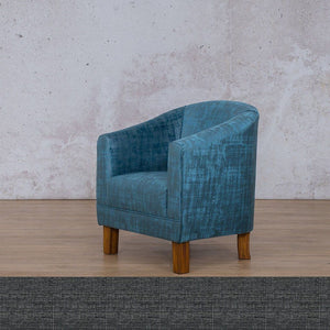 Volcanic Charcoal Fabric Sample of the Club Fabric Tub Armchair Fabric Armchair | tub chairs South Africa | Leather Gallery