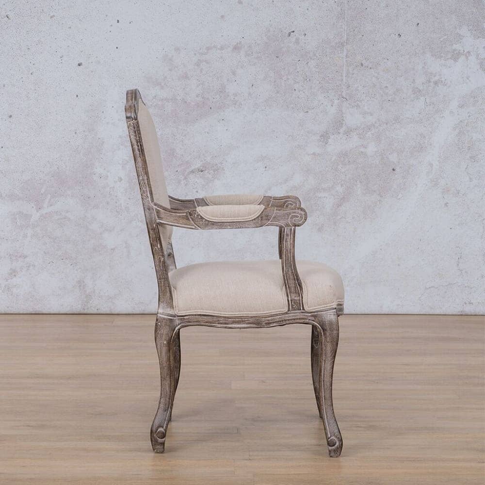 Duke Carver Antique Coffee Oak Dining Chair - Warehouse Clearance Dining Chair Leather Gallery 