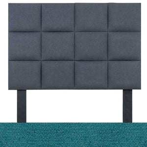 Turquoise Fabric Sample of the Kellerman Fabric Headboard | Queen Bedroom Set Leather Gallery | Modern Headboards | Headboards For Sale | Bedroom Headboard | Queen Headboard | Headboards