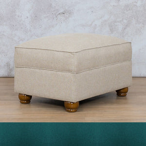 Salisbury Fabric Ottoman Fabric Sofa Leather Gallery Turquoise WAREHOUSE COLLECTION - PINETOWN OR NORTHRIDING Full Foam