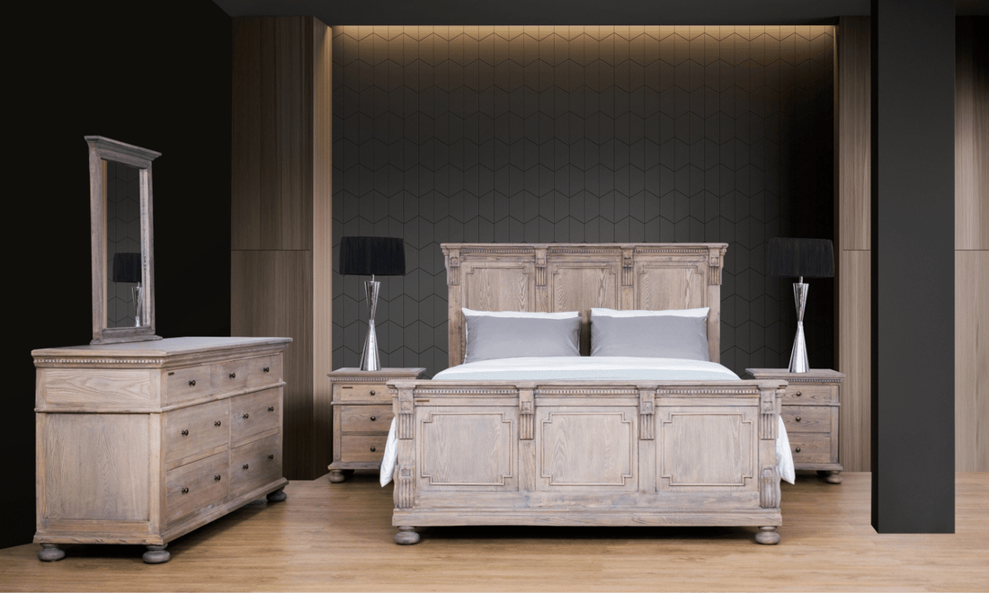 THE ALEXANDER BEDROOM SET IS PERFECT FOR MINIMALISTIC BEDROOM SUITES