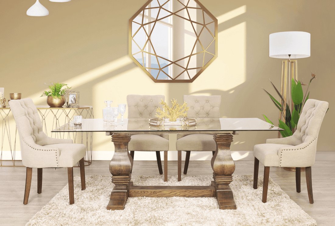 Why a Rectangle Glass Dining Table Set is a Great Investment for Your Home