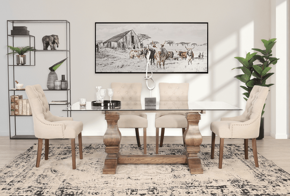 Creative Ways to Decorate Around a Glass Dining Room Table
