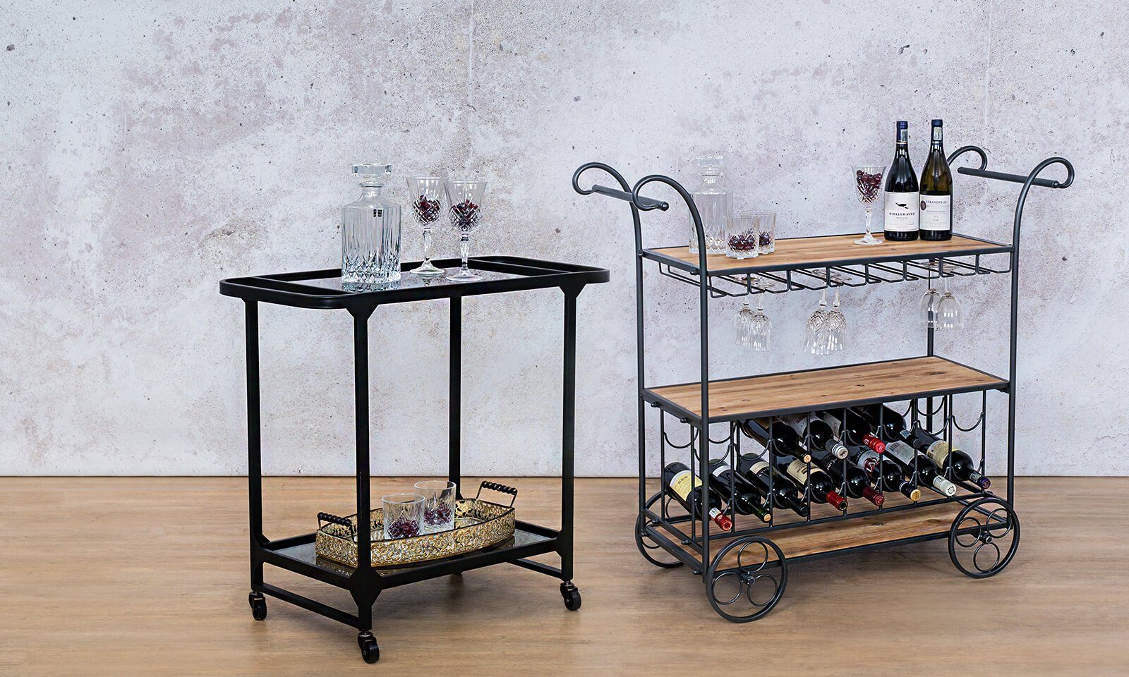 HOW TO CREATE THE PERFECT BAR CART AT HOME
