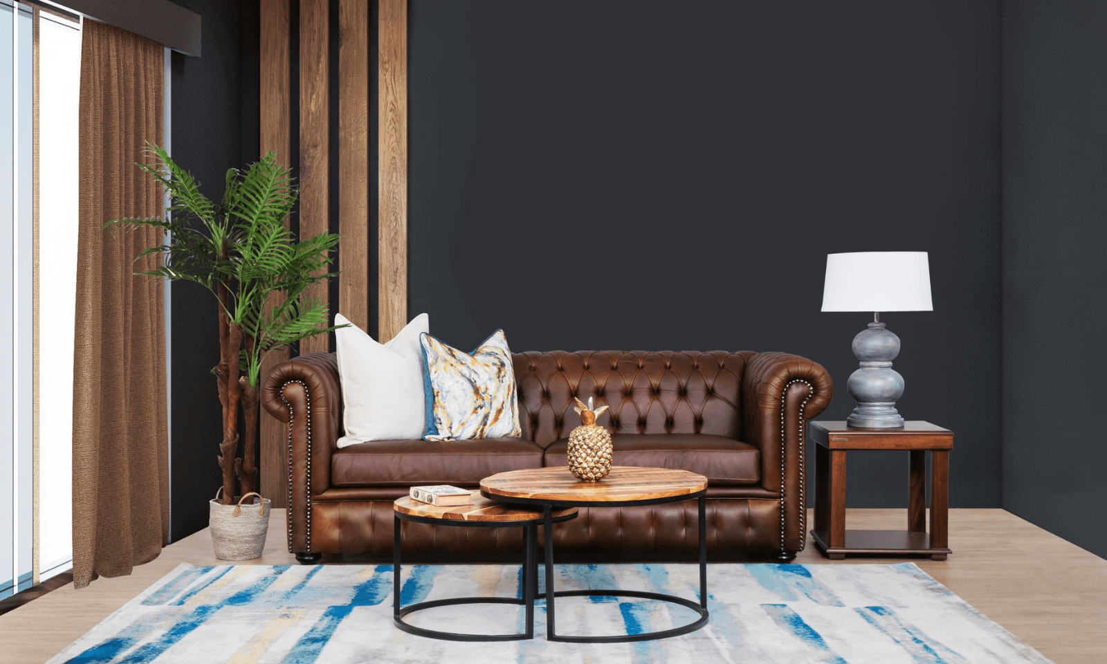 Quality deals leather couch