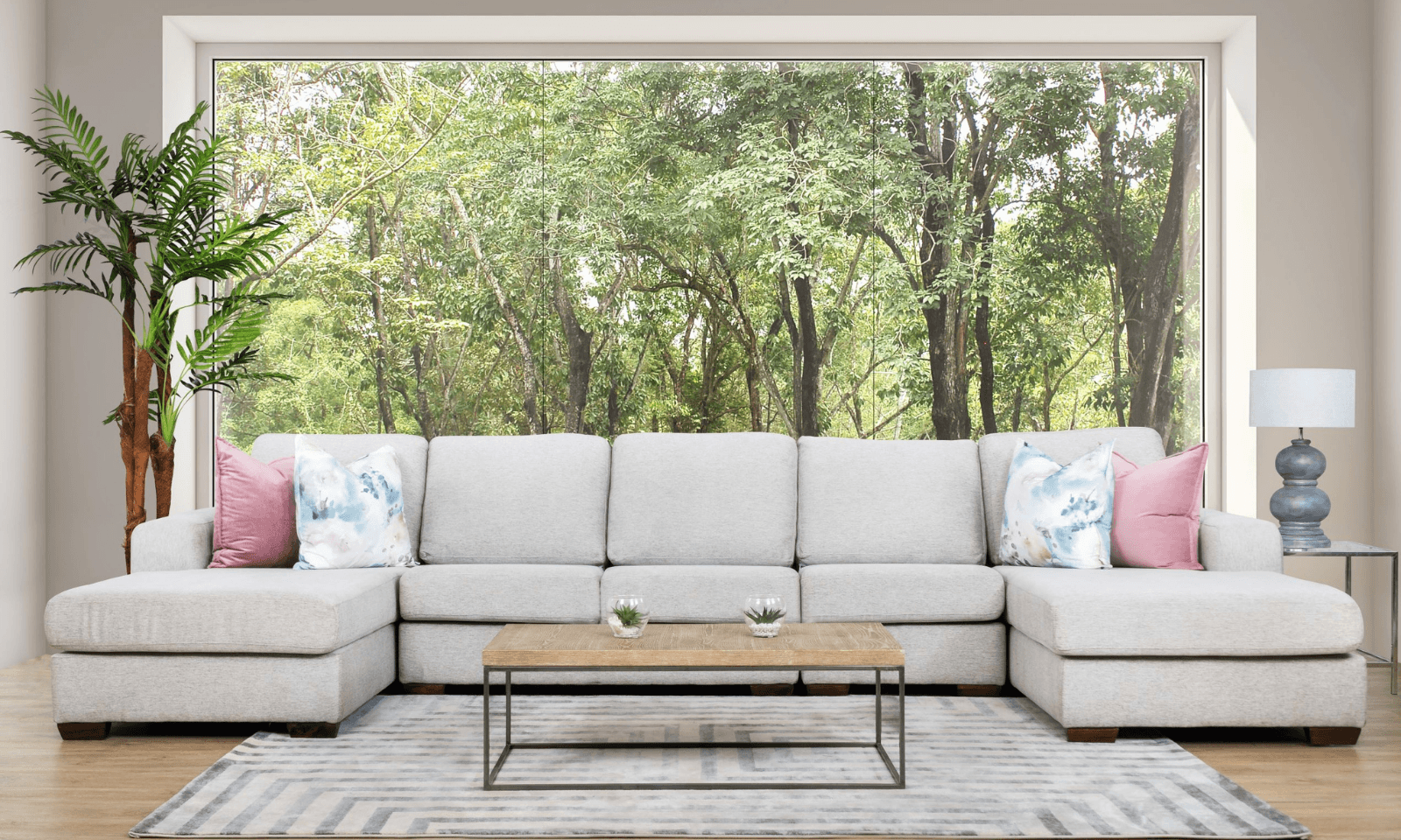 HOW TO STYLE A SECTIONAL IN A BIG LIVING ROOM