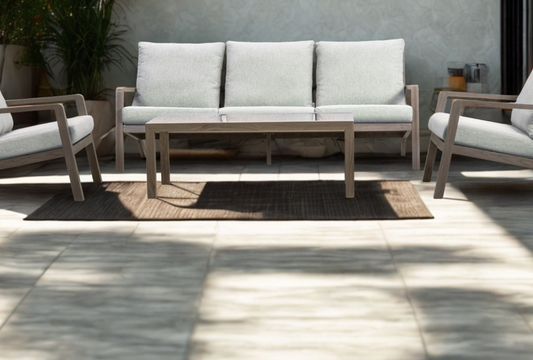 Welcome Spring with the Syracuse 4-Piece Patio Lounge Set