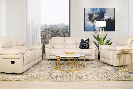 Unwind in Luxury: The Geneva Leather Recliner Suite Redefines Comfort at Home