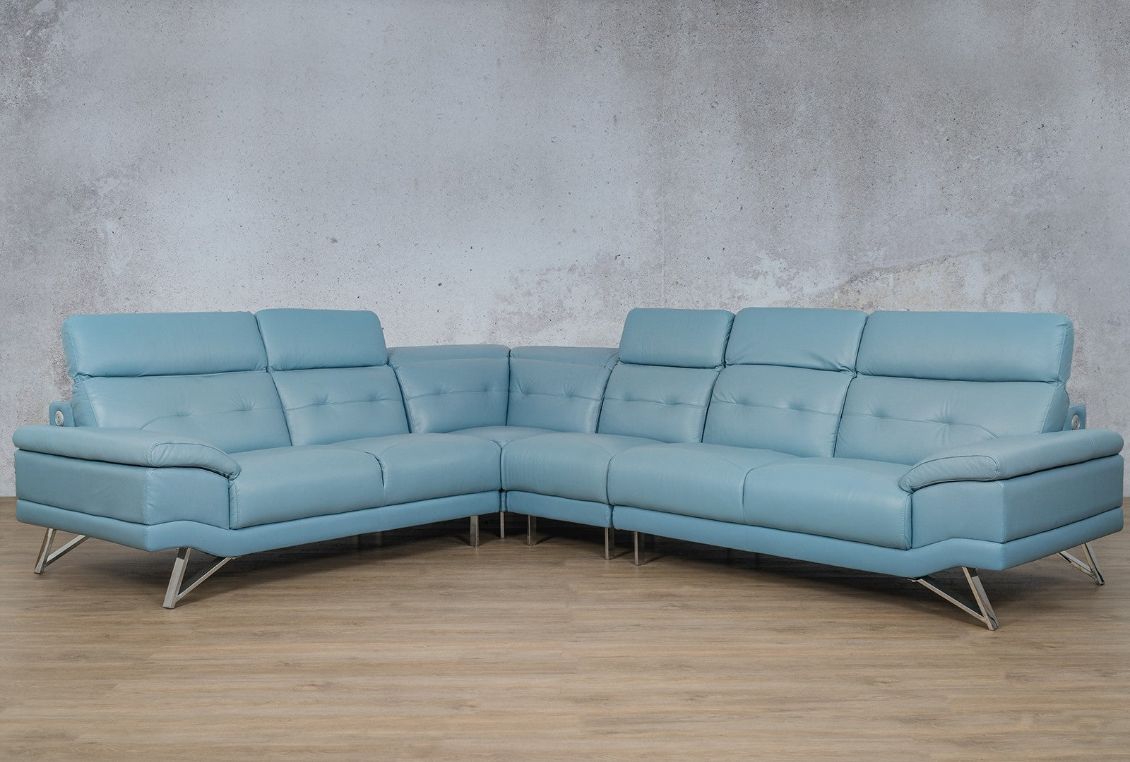 The blue couch