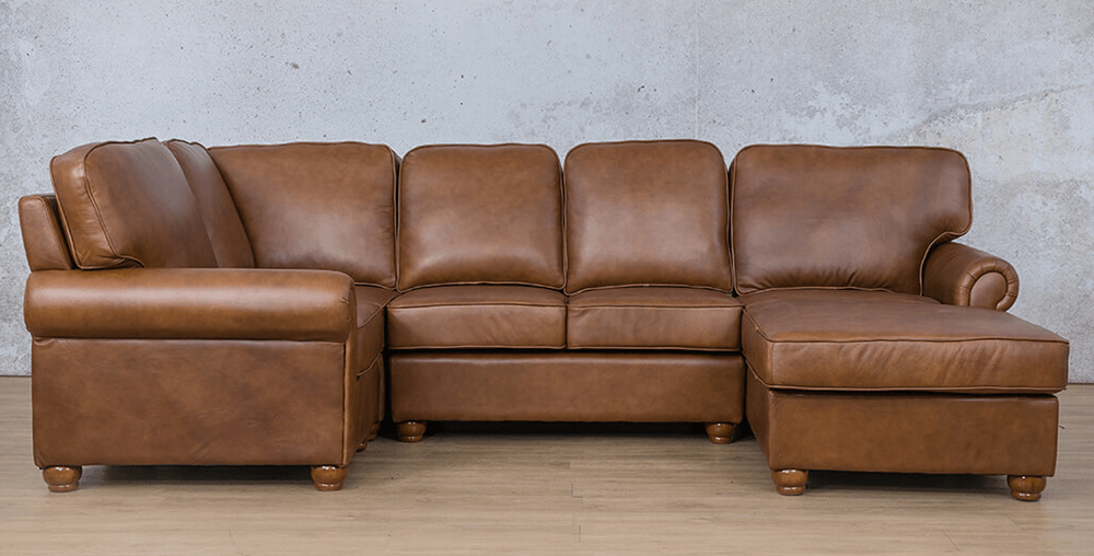 Salisbury Leather U-Sofa Chaise