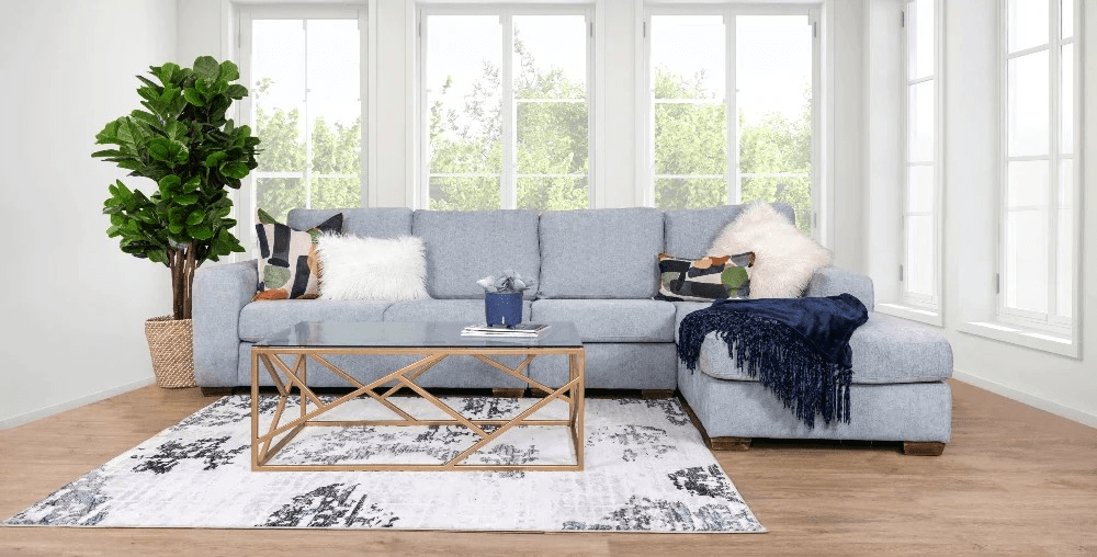Stanford Fabric L-Sectional Couches