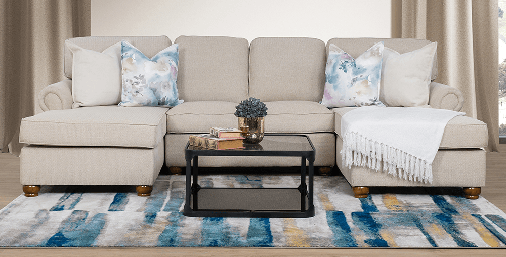 Salisbury Fabric Sofa U-Chaise