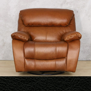 Kuta 1 Seater Leather Recliner Leather Recliner Leather Gallery Czar Black 