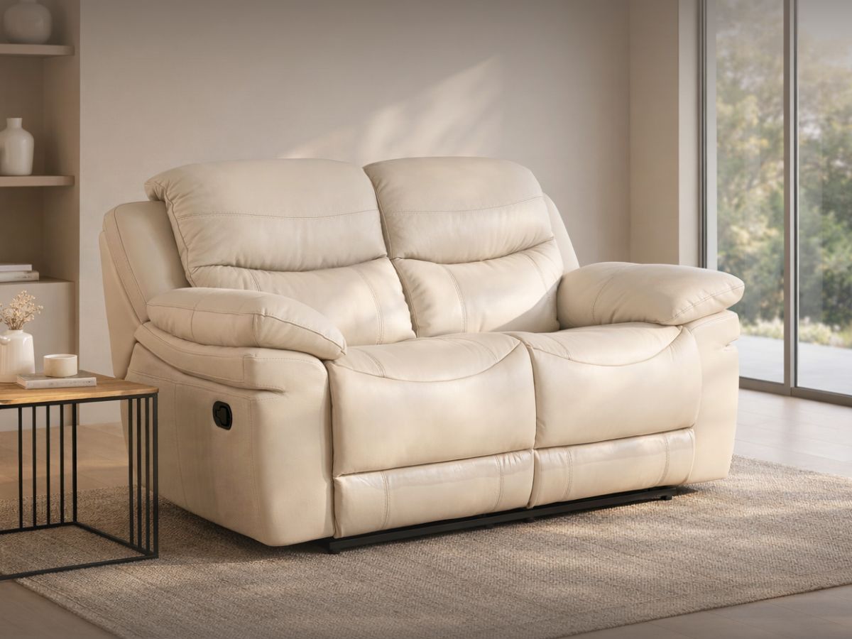 2 seater recliner couch, leather recliners, two seater recliner settee, recliners for sale