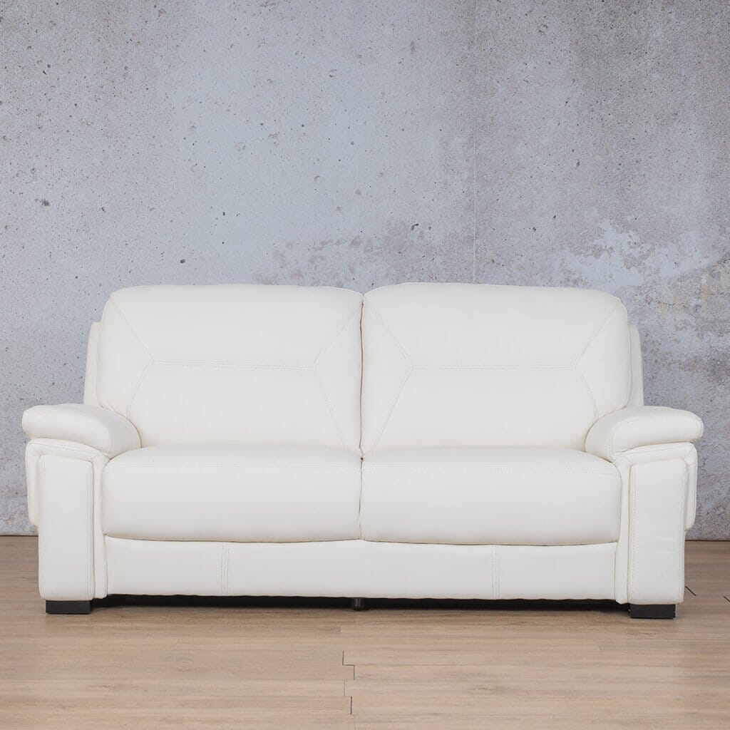 San Lorenze 3 Seater Leather Sofa Leather Sofa Leather Gallery Czar White 