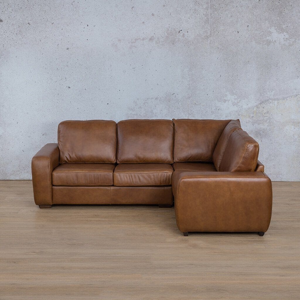 Stanford Leather L-Sectional 4 Seater - RHF Leather Sectional Leather Gallery 