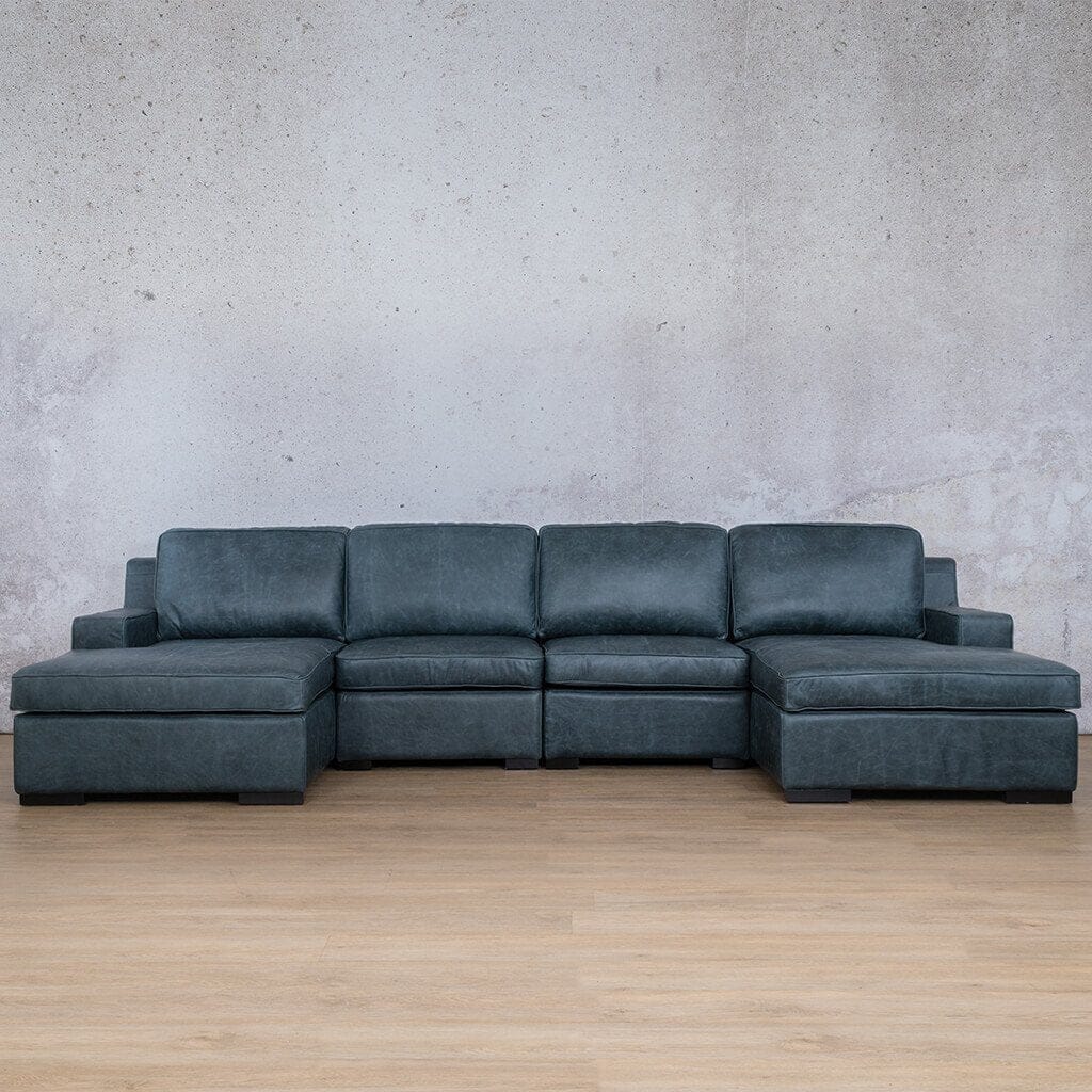 Rome Leather Sofa U-Chaise Sectional Leather Sectional Leather Gallery 