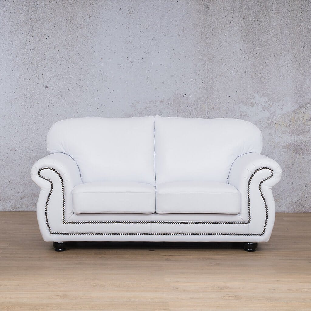 Isilo 2 Seater Leather Sofa Leather Sofa Leather Gallery Czar White 